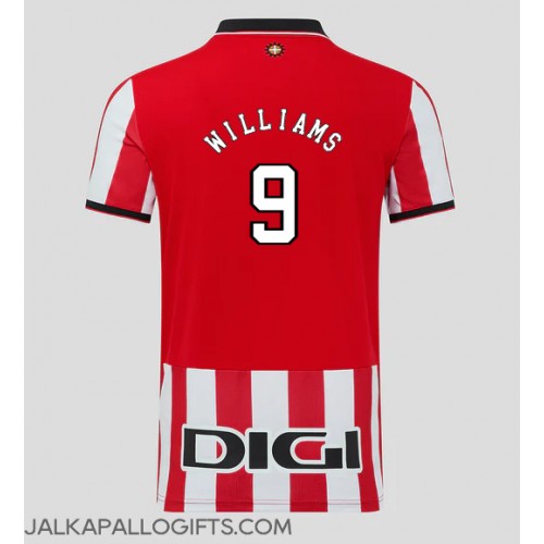 Athletic Bilbao Inaki Williams #9 Kotipaita 2025-26 Lyhythihainen